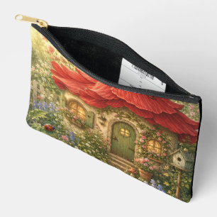 Ladybug Blossom Cottage Accessory Pouch