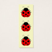 Ladybug Bookmark (Back)