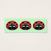 Ladybug Bookmark (Back)