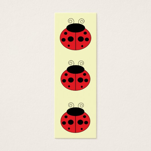 Ladybug Bookmark (Front)