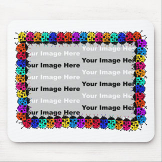 Ladybug Border Mouse Pad