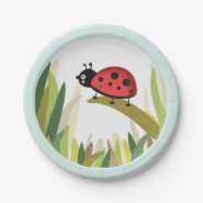 Ladybug Bug Insect Paper Plate Outdoor Party