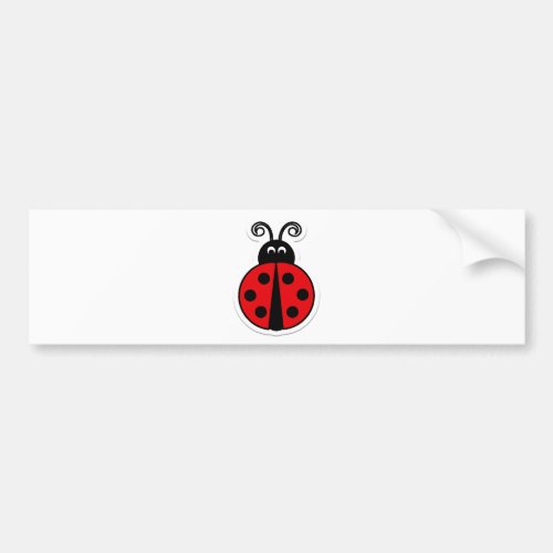 ladybug bumper sticker