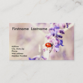 Ladybug Business Card