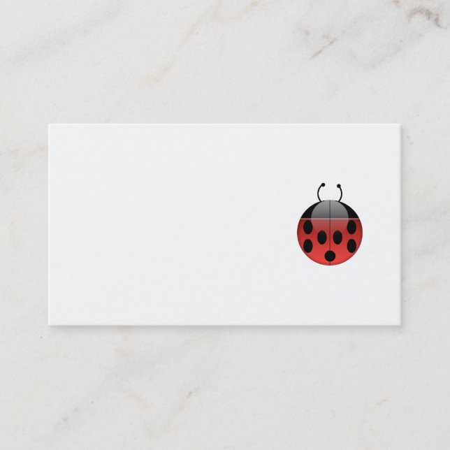 Ladybug Business Cards (Front)
