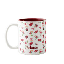 Ladybug, Butterfly and Tulip Heart Pattern