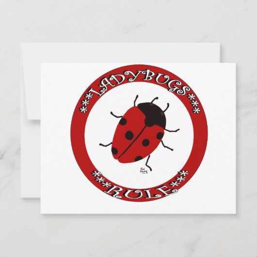 Ladybug button (Front)