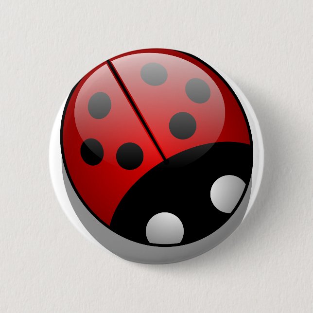 Ladybug Button (Front)