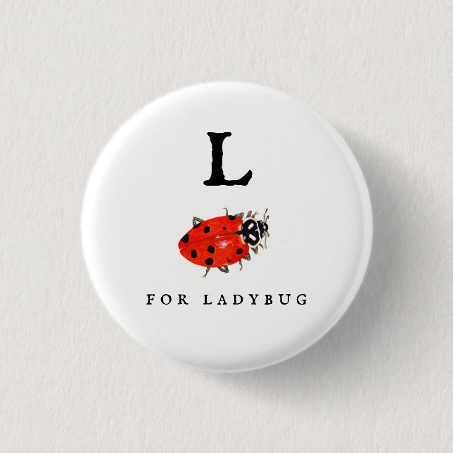 Ladybug  button (Front)