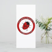Ladybug button (Standing Front)