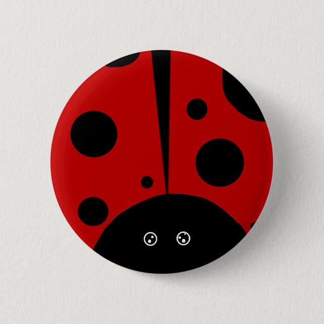 Ladybug Button (Front)