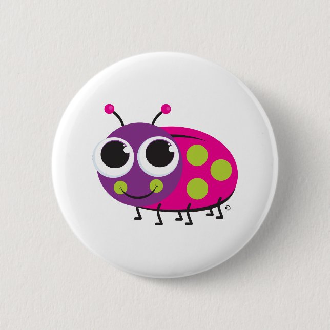 Ladybug Button (Front)