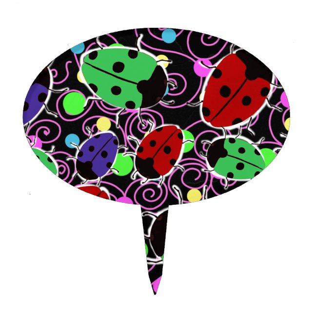 Ladybug Cake Topper (Front)