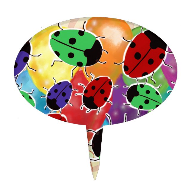 Ladybug Cake Topper (Front)