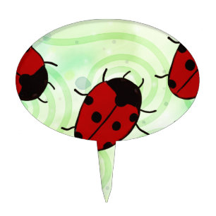 Ladybug Cake Topper