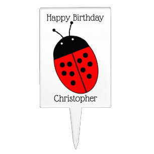 Ladybug Cake Topper