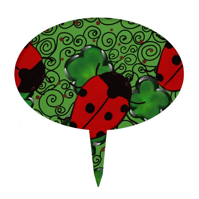 Ladybug Cake Topper (Front)