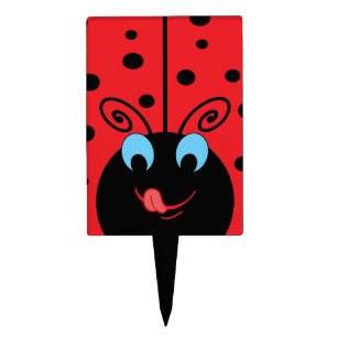 Ladybug Cake Topper