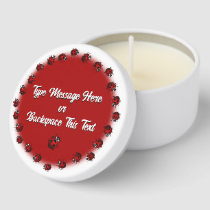 Ladybug Candles Personalized Ladybug Art Candles