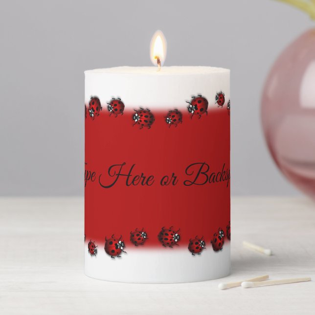 Ladybug Candles Personalized Ladybug LED Candles (In Situ)