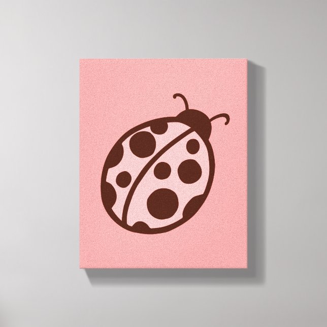 Ladybug Canvas Art Print (Front)