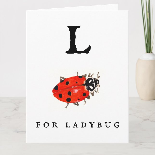 Ladybug  card (Front)