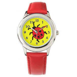 Ladybug Cartoon Watch