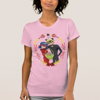 Ladybug & Cat Noir Easter Basket T-Shirt