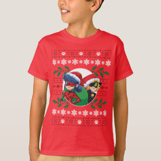 Ladybug & Cat Noir | Holiday Graphic T-Shirt