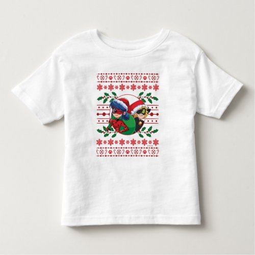 Ladybug  Cat Noir  Holiday Graphic Toddler T_shirt