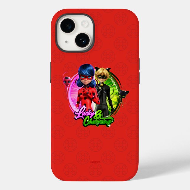 Ladybug & Cat Noir | Lucky & Charming Case-Mate iPhone Case (Back)