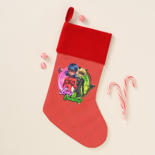 Ladybug  Cat Noir  Lucky  Charming Christmas Stocking