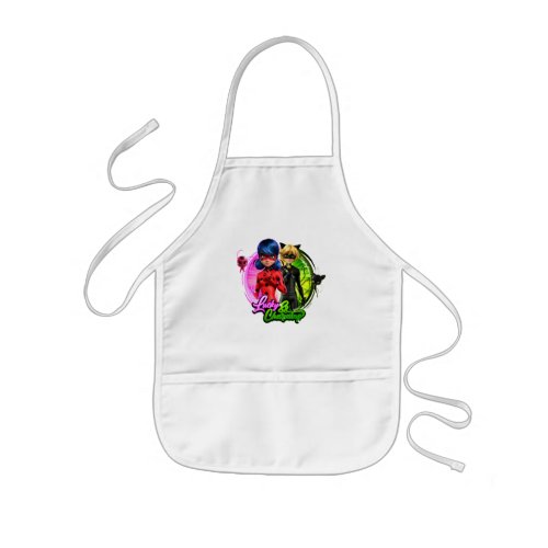 Ladybug  Cat Noir  Lucky  Charming Kids Apron