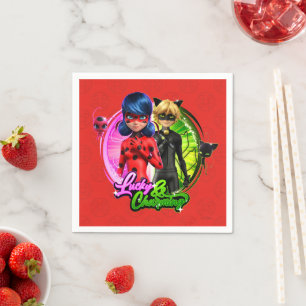 Ladybug & Cat Noir Lucky & Charming Napkins