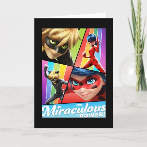 Ladybug  Cat Noir  Miraculous Power Card