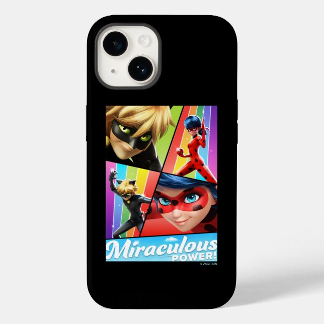 Ladybug & Cat Noir | Miraculous Power! Case-Mate iPhone Case (Back)