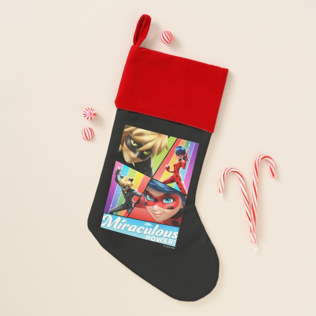 Ladybug & Cat Noir | Miraculous Power! Christmas Stocking (Front)