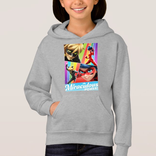Ladybug & Cat Noir | Miraculous Power! Hoodie (Front)