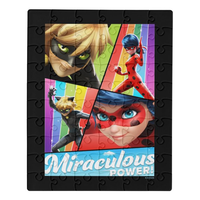 Ladybug & Cat Noir | Miraculous Power! Jigsaw Puzzle (Puzzle Vertical)