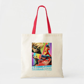 Ladybug & Cat Noir | Miraculous Power! Tote Bag