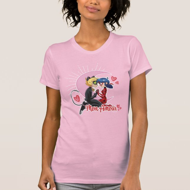 Ladybug & Cat Noir | Mon Amour T-Shirt (Front)