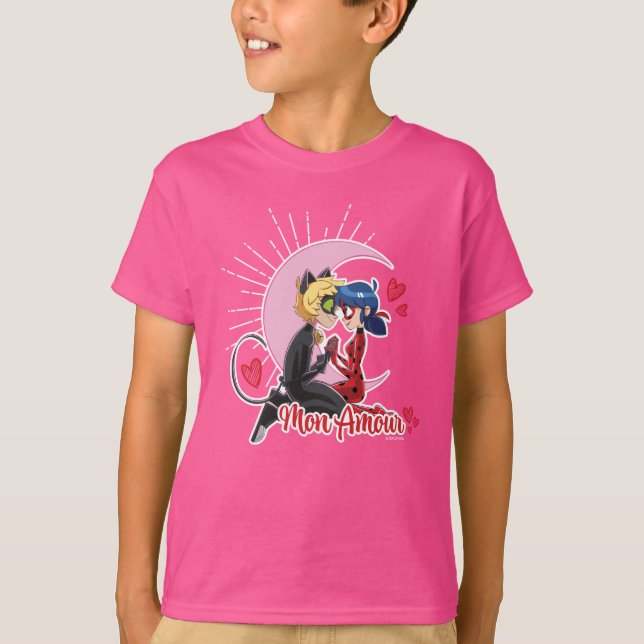 Ladybug & Cat Noir | Mon Amour T-Shirt (Front)