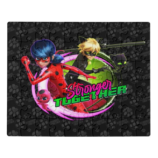 Ladybug & Cat Noir | Stronger Together Jigsaw Puzzle (Puzzle Horizontal)