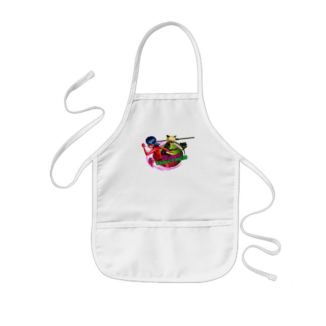 Ladybug & Cat Noir | Stronger Together Kids' Apron (Front)