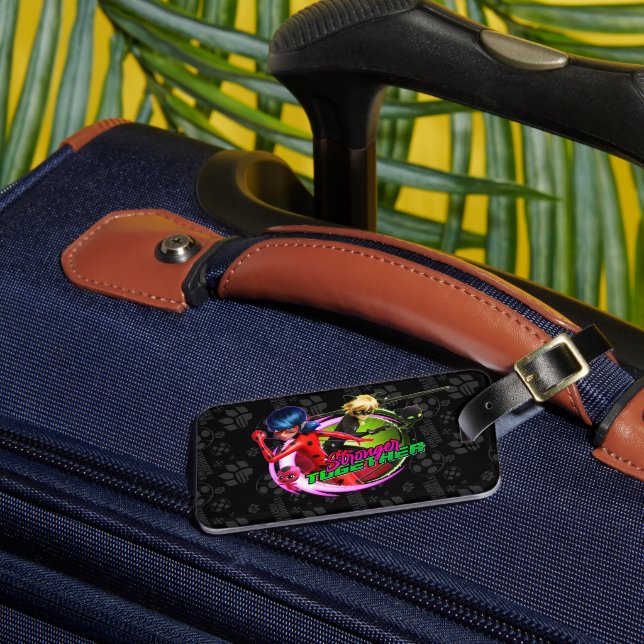 Ladybug & Cat Noir | Stronger Together Luggage Tag (Front Insitu 3)