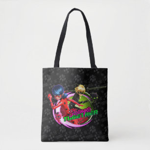 Ladybug & Cat Noir   Stronger Together Tote Bag