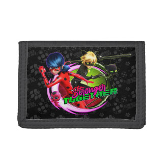 Ladybug & Cat Noir | Stronger Together Trifold Wallet