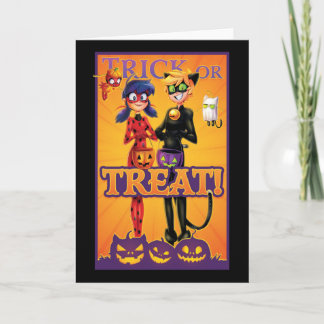 Ladybug & Cat Noir | Trick or Treat! Card