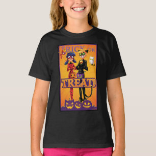 Ladybug & Cat Noir   Trick or Treat! T-Shirt