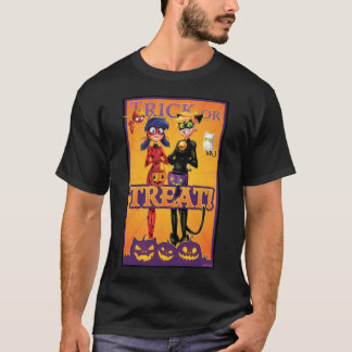 Ladybug & Cat Noir | Trick or Treat! T-Shirt